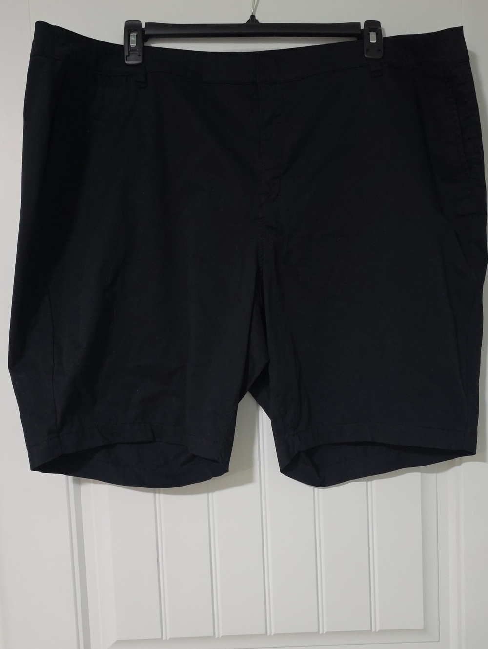 Lane Bryant Black Flat-Front Women's Shorts
